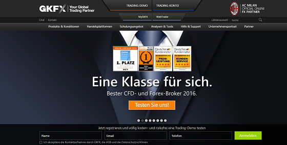 GKFX CFD Testsieger