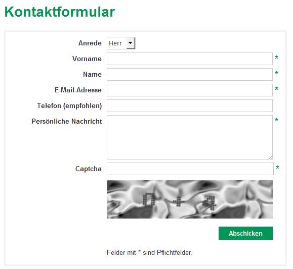 Kontaktformular der CA Consumer Finance Bank