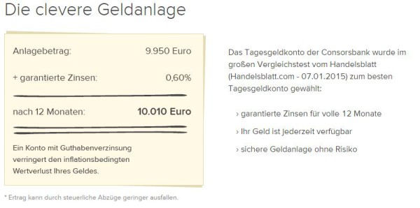 Die Consorsbank bietet einen Bonus für Neukunden an