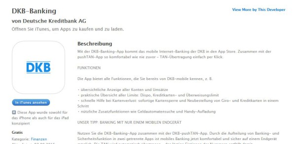 Die App im App Store