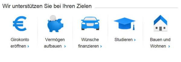 Die Angebotspalette der DKB ist breit