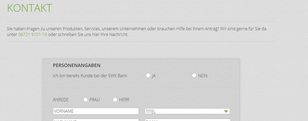 Alle Support-Möglichkeiten der SWK Bank