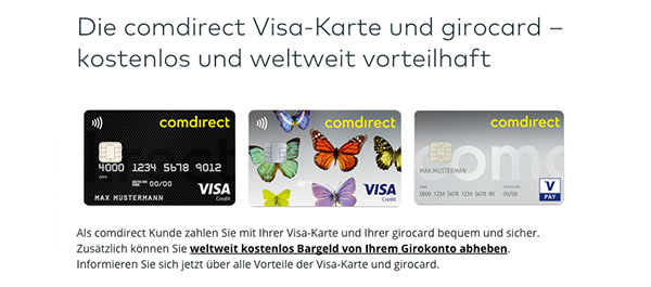 Comdirect Girokonto Erfahrung Comdirect Girokonto Erfahrung
