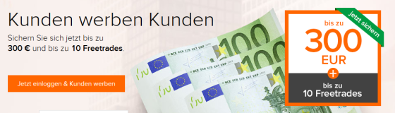 flatex – Kunden werben Kunden - flatex Aktionscode