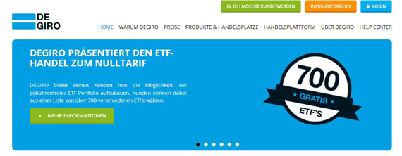 DeGiro ETF Kosten