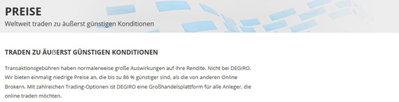 DeGiro Kosten bis zu 86 Prozent günstiger