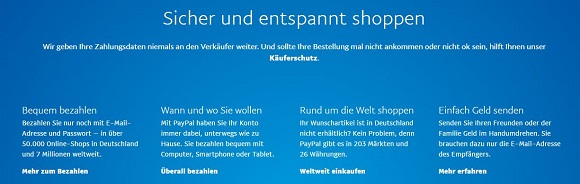 Kundensicherheit PayPal