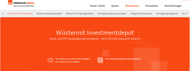 Wüstenrot Investmentdepot Erfahrungen