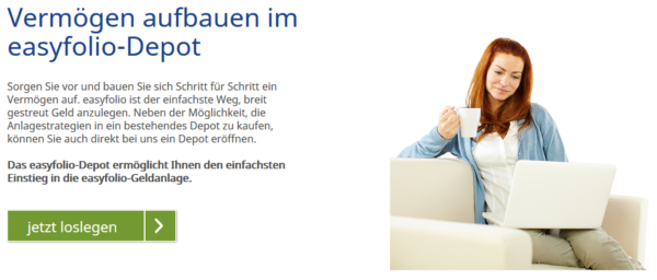 Vermögen aufbauen im esyfolio Depot