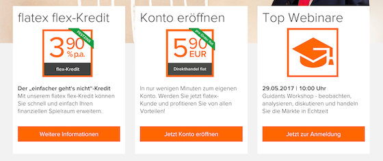 flatex Konditionen