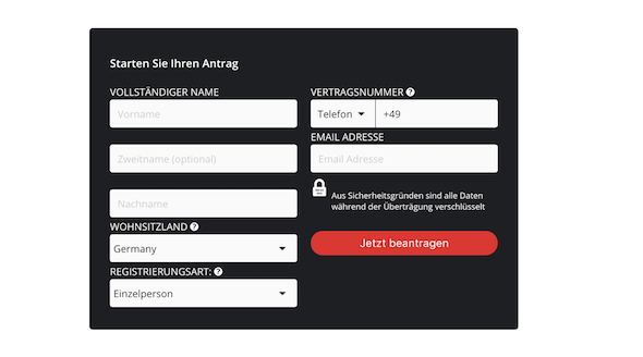 AxiTrader Kontoeröffnung