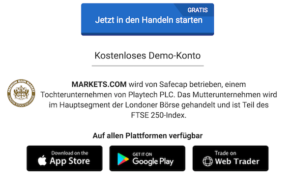 Markets.com Plattformen