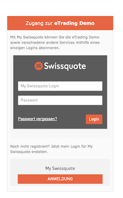 Swissquote Demokonto