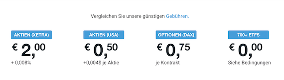 DEGIRO Gebühren