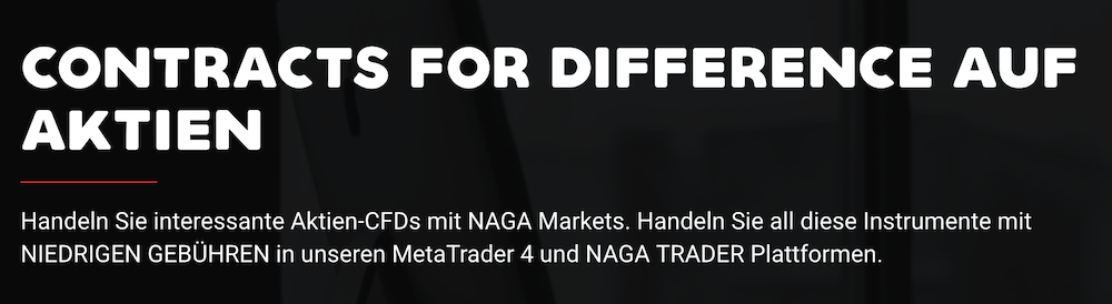 NAGA Markets Konditionen
