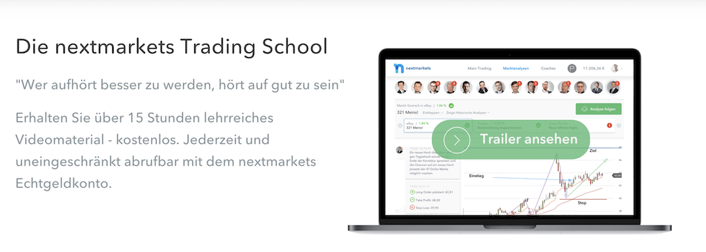 nextmarkets Trading School Bildung