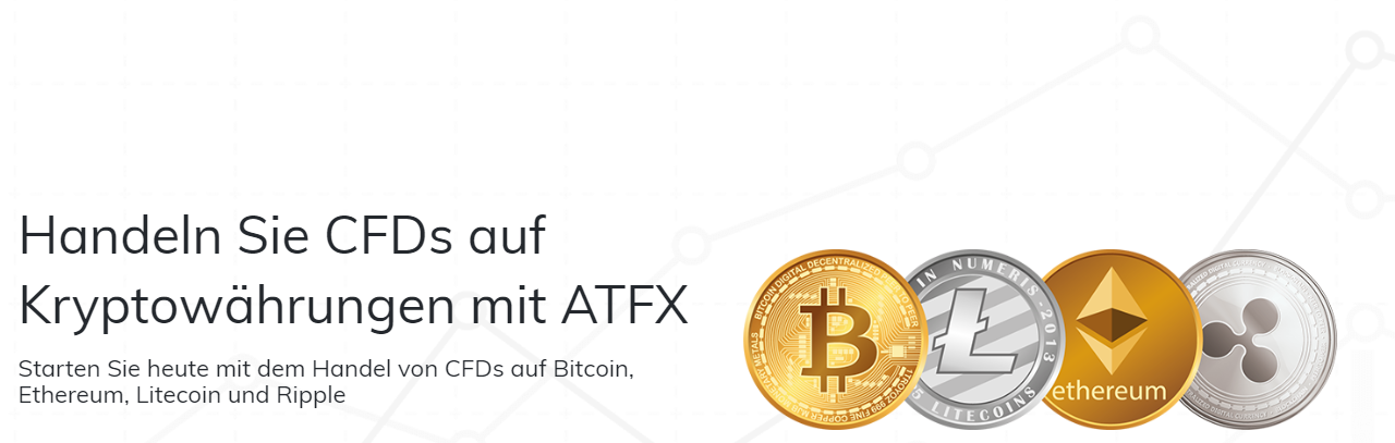 ATFX bietet CFDs auf Kryptowährungen an